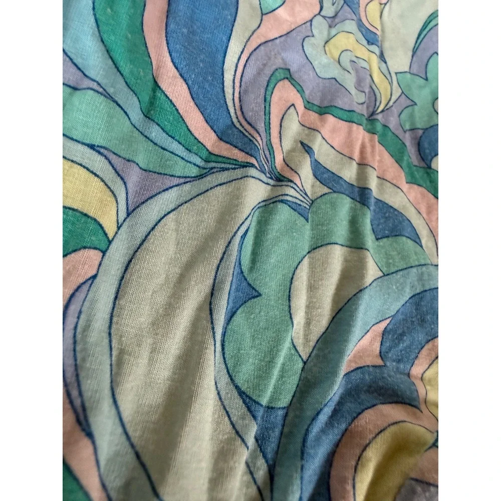 Angel Dear Bamboo Viscose Footie Sleeper Blue Pink Swirl 12-18M